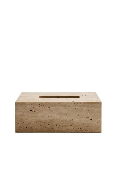 MARBLE BEIGE TISSUE BOX