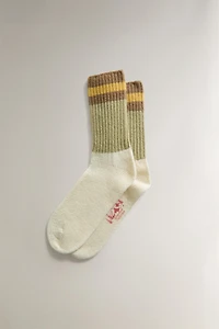 CHAUSSETTES EN LAINE RAYÉES