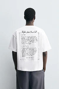 T-SHIRT TEXTE BROD