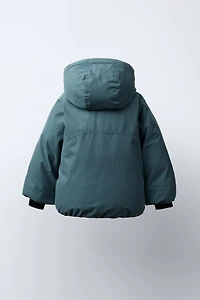 MANTEAU REMBOURRÉ À CAPUCHE DÉPERLANT