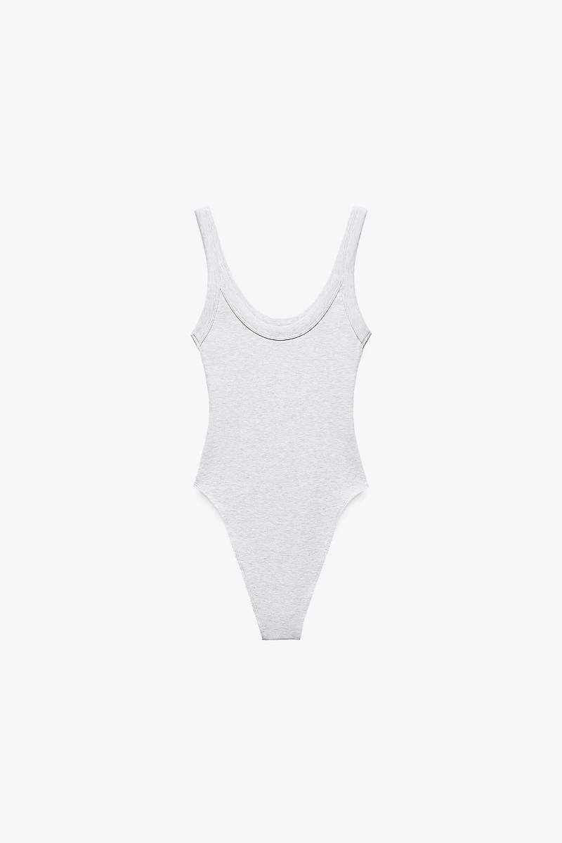 RIBBED BODYSUIT