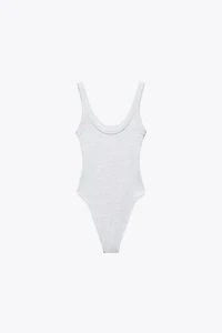 RIBBED BODYSUIT