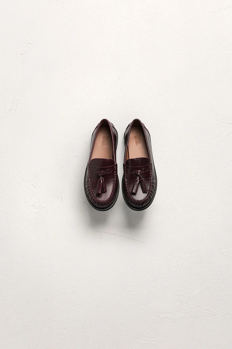 TASSELED LEATHER LOAFERS LIMITED EDITION