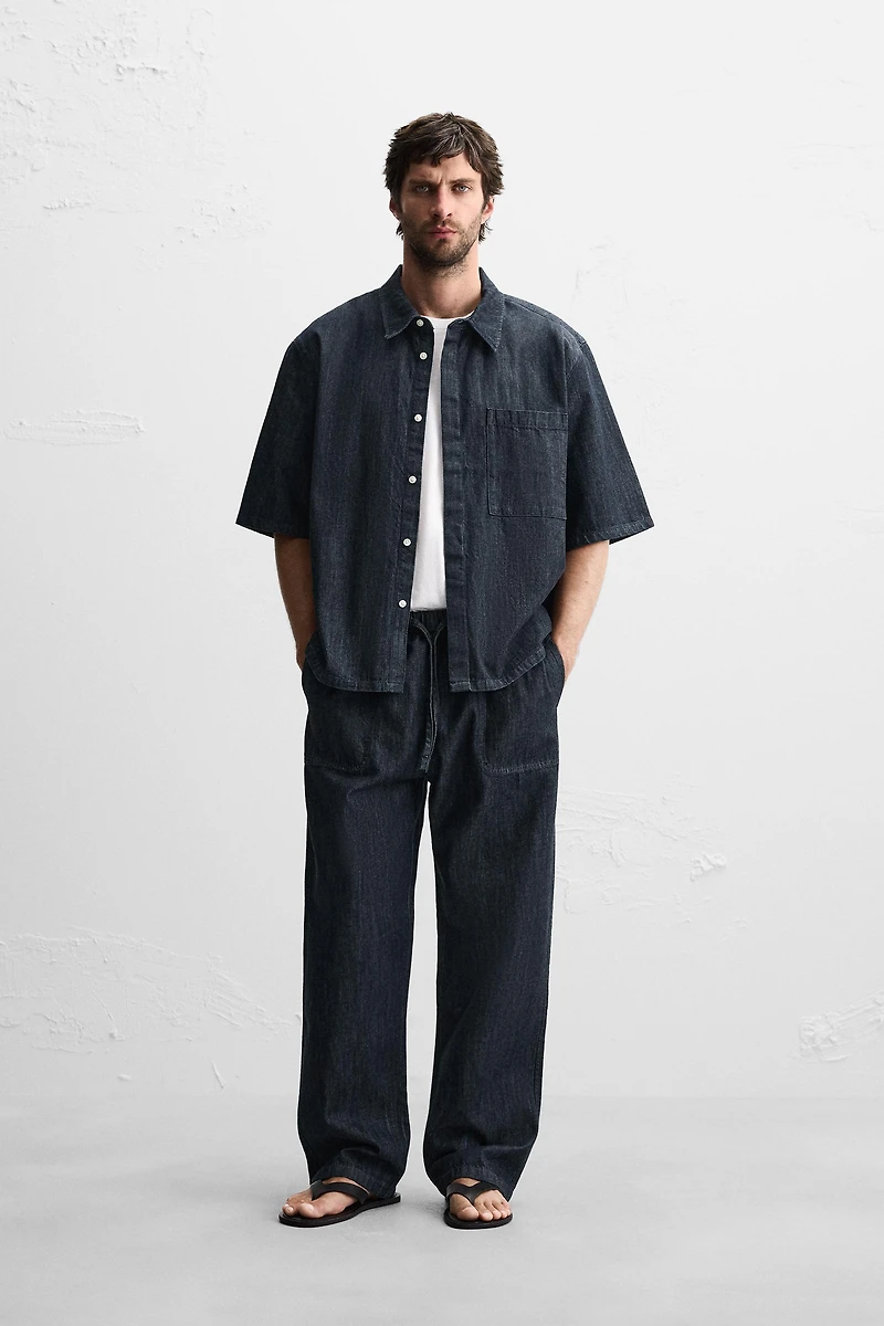 RELAXED FIT DENIM SHIRT