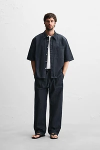 RELAXED FIT DENIM SHIRT