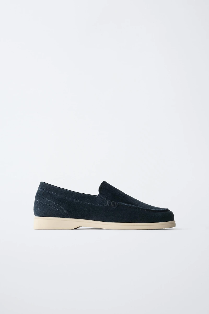 LEATHER DECK SHOES