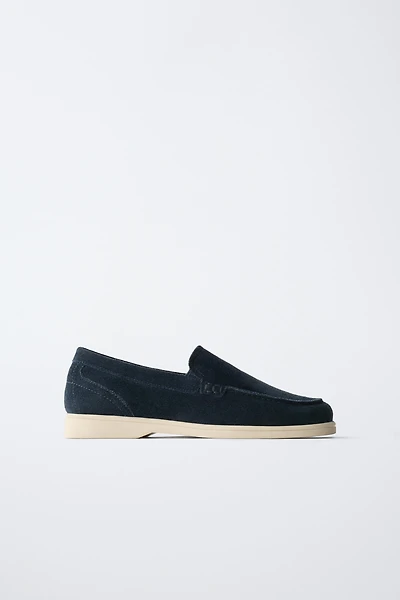 LEATHER DECK SHOES