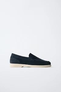 LEATHER DECK SHOES