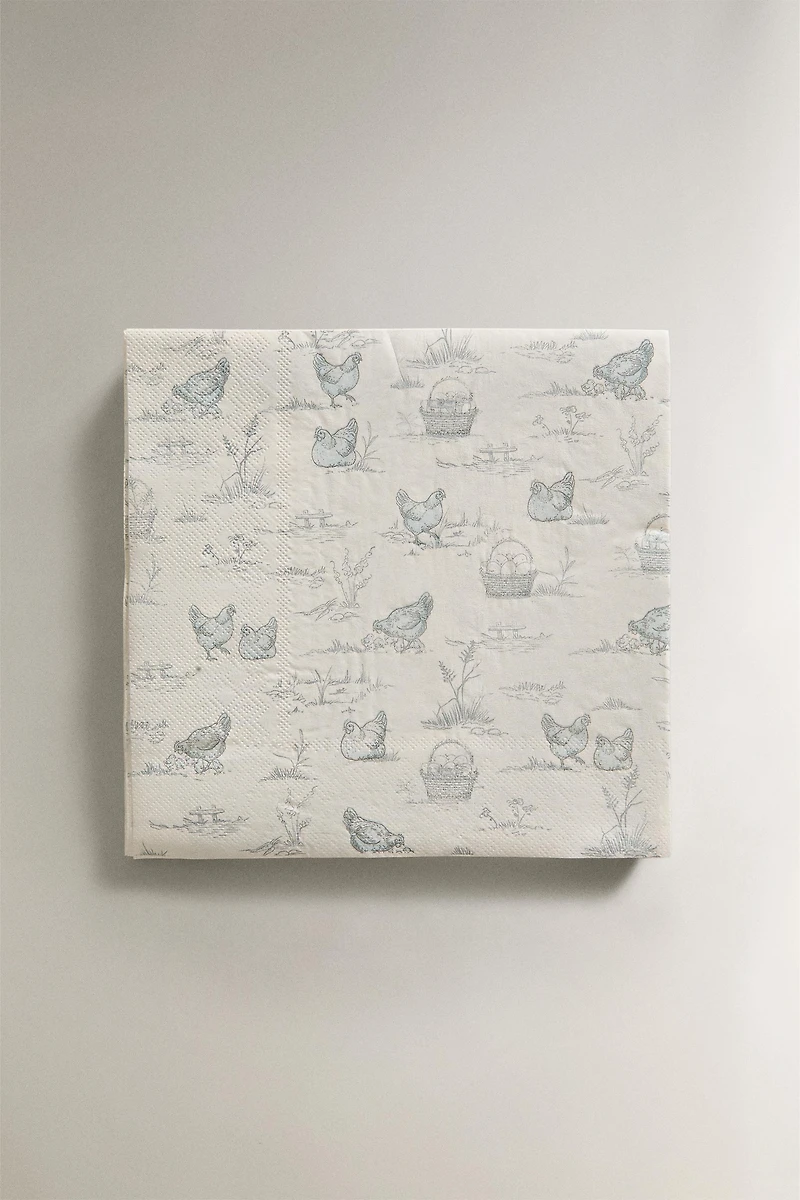 PRINTED PAPER NAPKIN PACK (PACK OF 20)