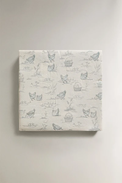 PRINTED PAPER NAPKIN PACK (PACK OF 20)