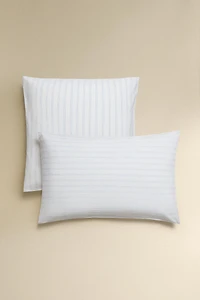 DOUBLE STRIPE COTTON PERCALE PILLOWCASE
