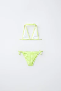 TIE-DYE HIBISCUS BIKINI, Ages 6–14