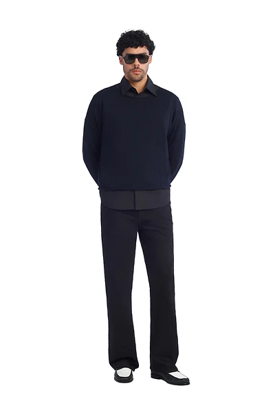 RELAXED FIT COTTON POPLIN SHIRT
