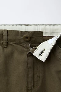 PATCHED STRAIGHT LEG PANTS