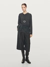 Oversize cashmere V-neck sweater