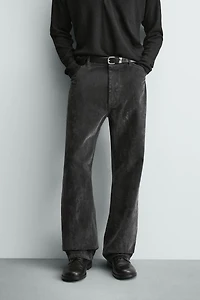 PANTALON RELAXED FIT FLOQUÉ