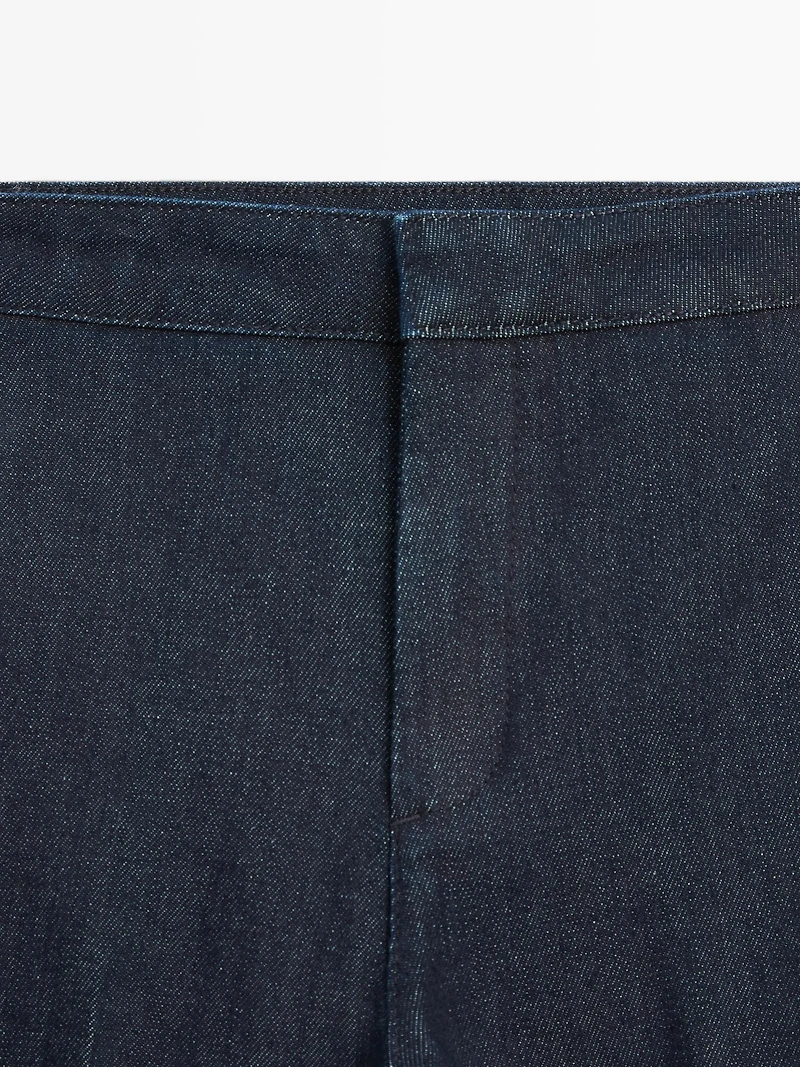 Jean flare taille haute