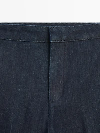 Jean flare taille haute