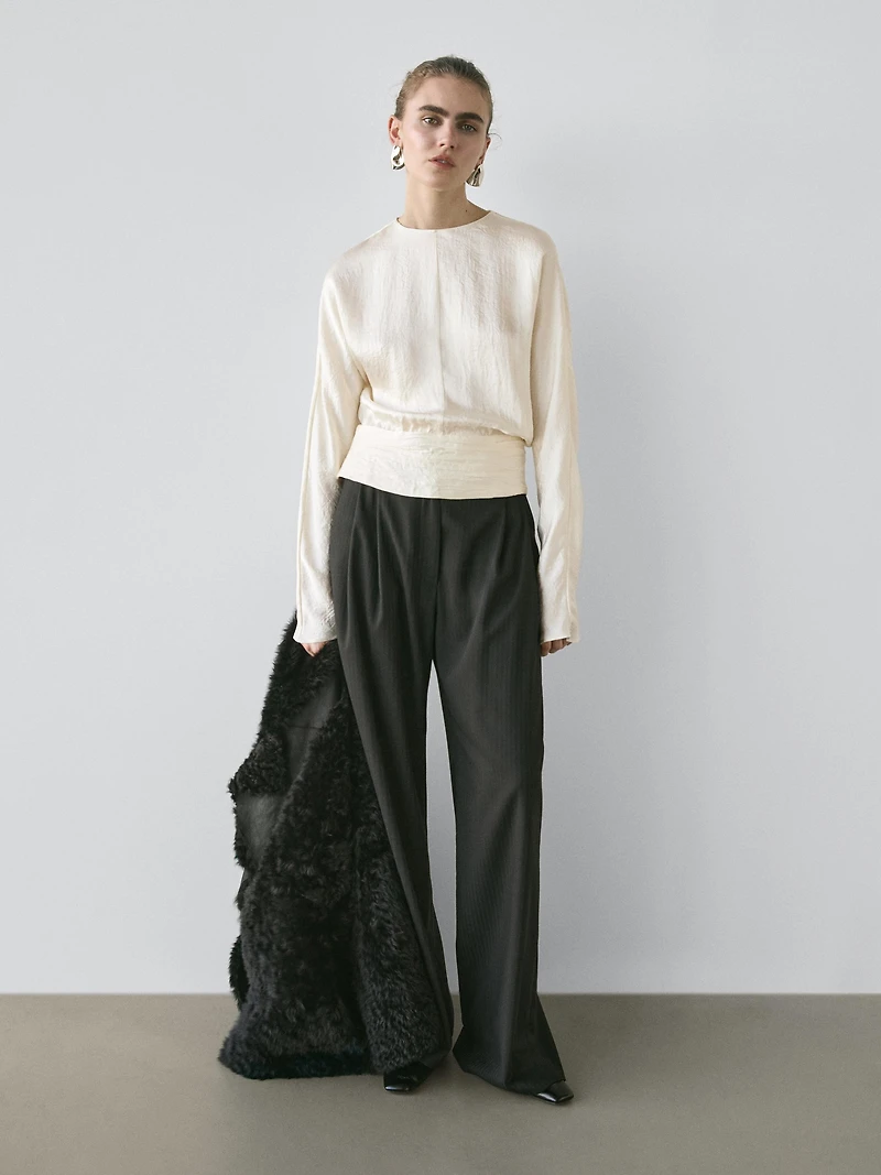 Blouse with gathered details - STUDIO