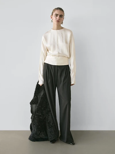 Blouse with gathered details - STUDIO