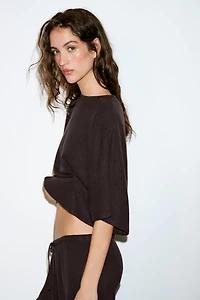 RUSTIC SHORT SLEEVE TOP