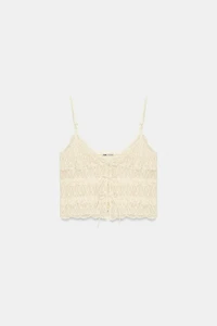 LACE TIE TOP
