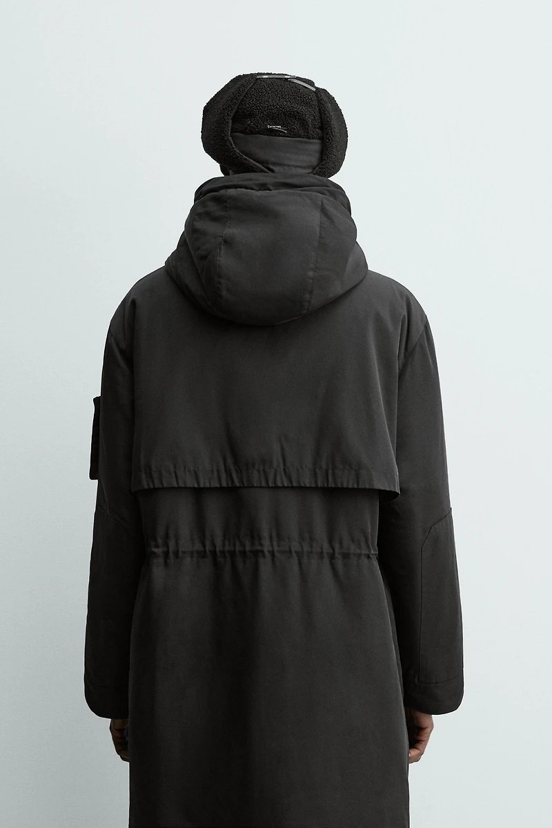 WATER REPELLENT PADDED TECHNICAL PARKA