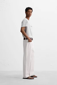 SLIM FIT TEXT T-SHIRT