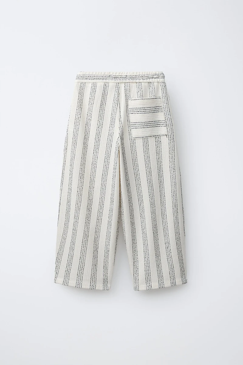 PANTALON RUSTIQUE À RAYURES