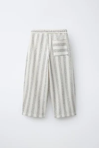 PANTALON RUSTIQUE À RAYURES
