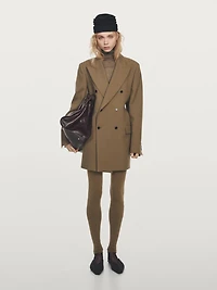 Leggings en maille de soie mélangée - LIMITED