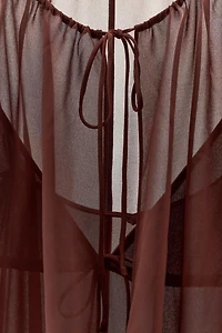 FLOWY LONG DRESS