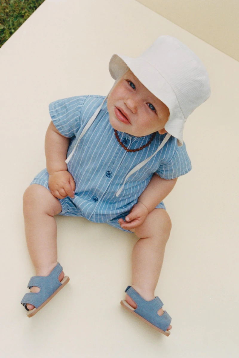 STRIPED ROMPER