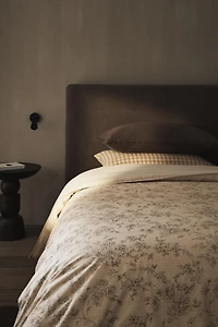 FLORAL PRINT DUVET COVER