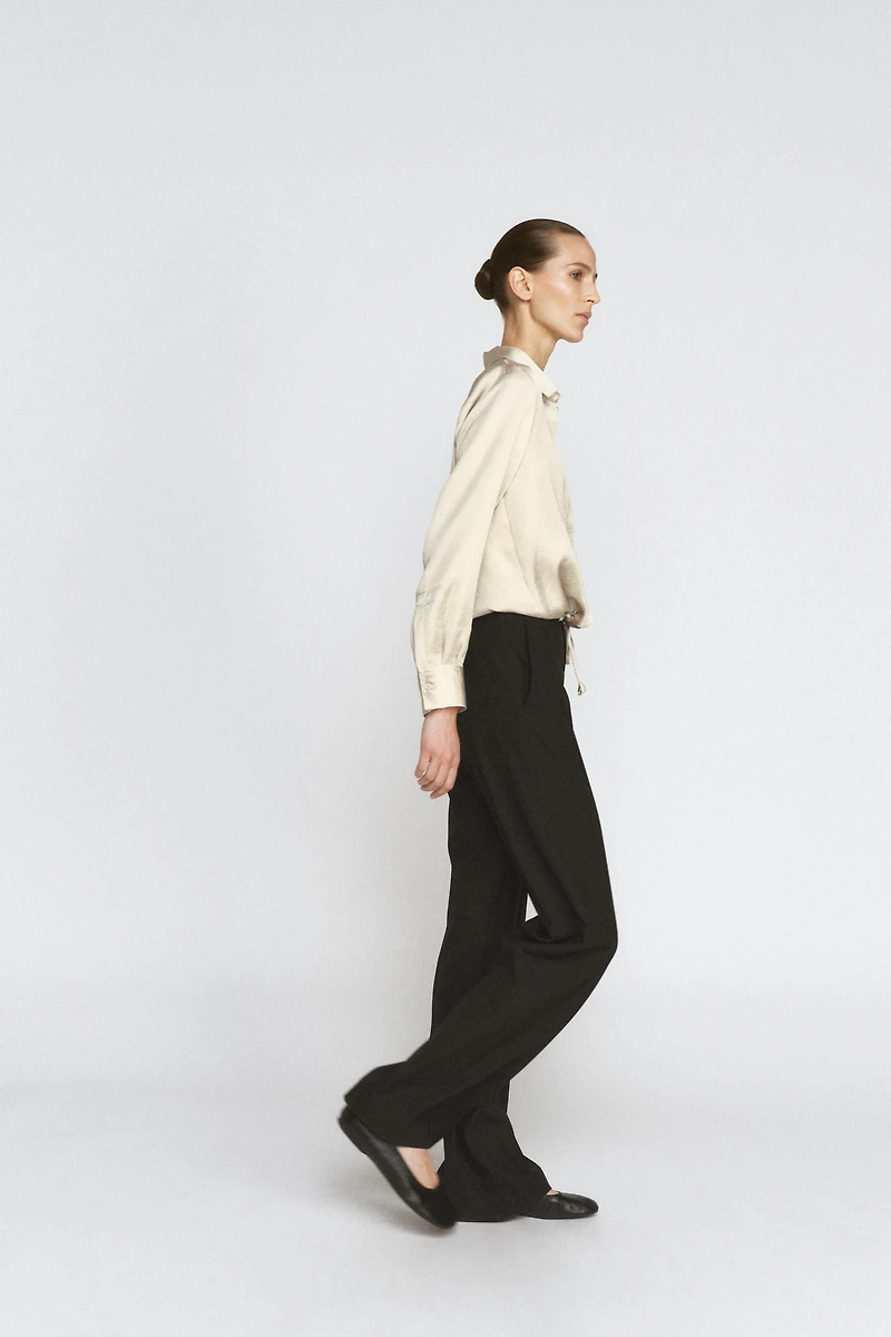 SATIN EFFECT SHIRT ZW COLLECTION