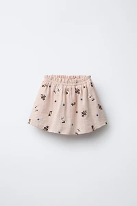 EMBROIDERED SKORT