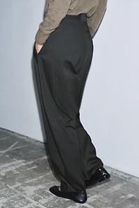 TEXTURED BALLOON PANTS ZW COLLECTION