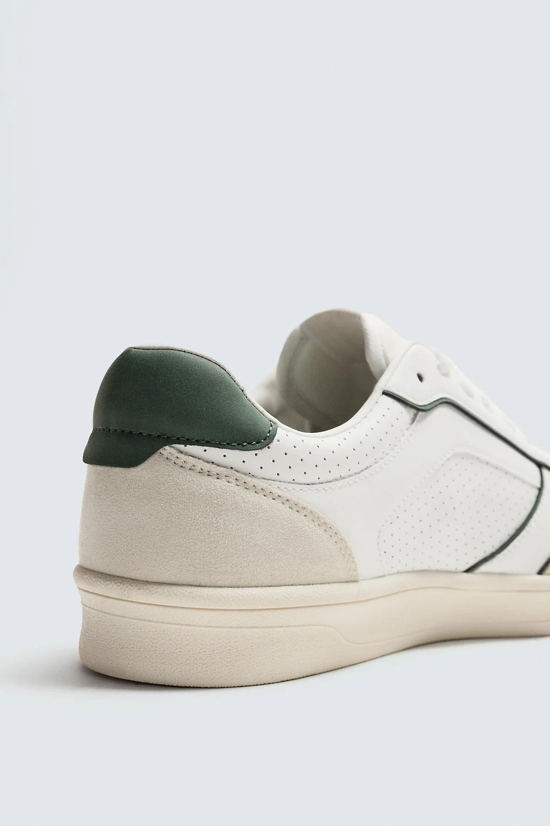 CONTRAST SOLE SNEAKERS