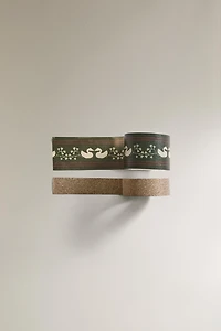 SET OF CHRISTMAS ADHESIVE TAPES (SET OF 2)