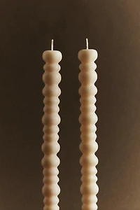 PACK OF WAVY DECORATIVE CANDLES (PACK 2)
