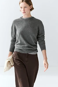 Pull manches longues 100 % cachemire