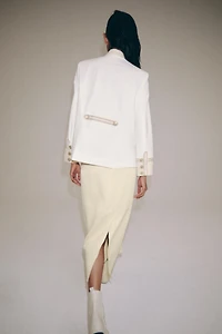ZW COLLECTION JACKET WITH BUTTON DETAILS