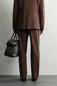 REGULAR FIT SUIT PANTS