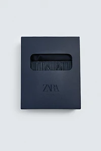 CONTRAST FLOWY PAJAMA SET