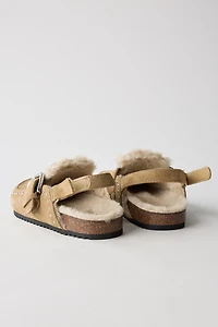 LINED LEATHER CLOGS