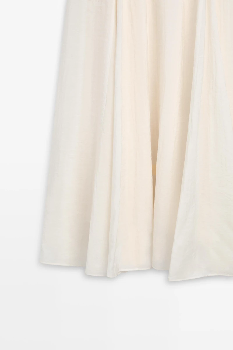 Robe longue combinée détail crochet