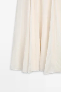 Robe longue combinée détail crochet