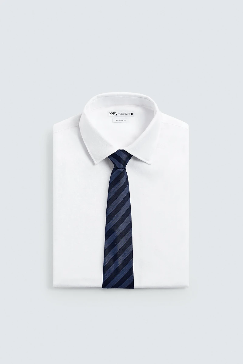 100% SILK STRIPED TIE