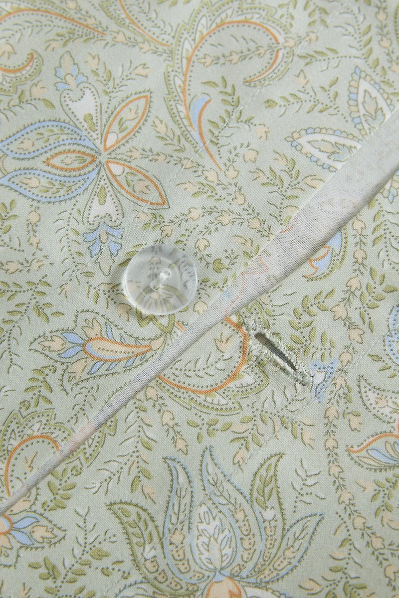 PAISLEY SATEEN DUVET COVER