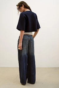 CROPPED KNIT CARDIGAN